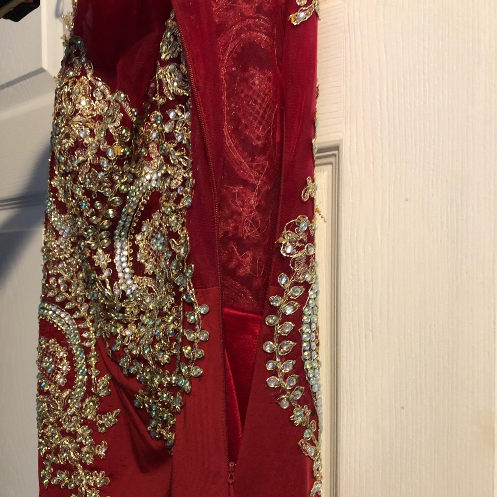 Red prom dress